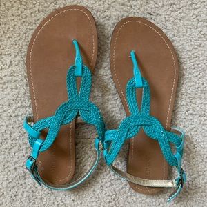 Teal Merona Sandals - women’s size 8
